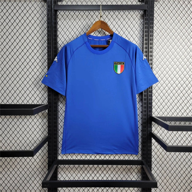 Camisa I Itália Retrô | 2000 Kappa - Azul