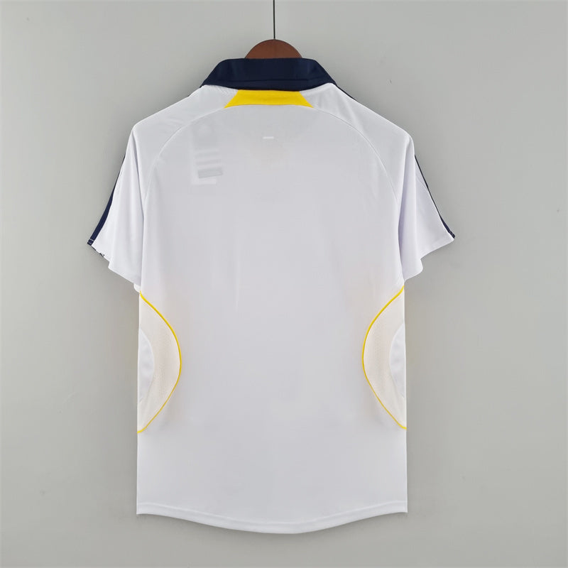 Camisa I LA Galaxy Retrô | 07/08 Adidas - Branca Amarela