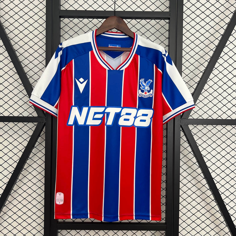 Camisa I Crystal Palace | 25/26 Torcedor Macron - Azul e Vermelha
