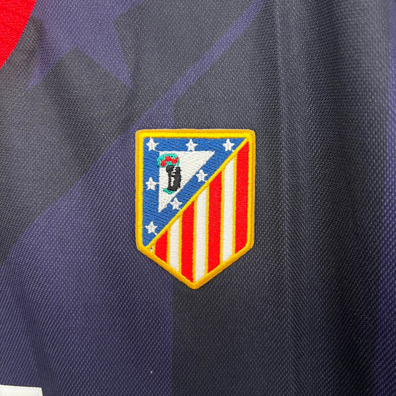 Camisa II Atlético de Madrid Retrô | 95/97 Puma - Azul e Vermelha