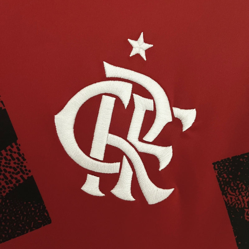Camisa de Treino Flamengo | 23/24 Torcedor Adidas - Vermelha e Preta